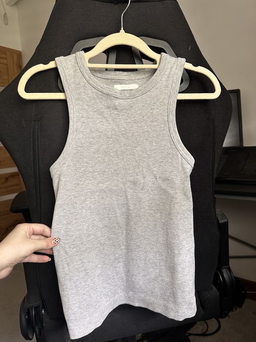 Top bluzka bez ramion reserved M 38 bawełna halter basic y2k damski