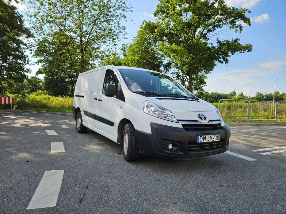 Toyota Proace  Toyota Proace Long 2013 2.0 Webasto Temp. Minikamper Oklejone SzybyTył