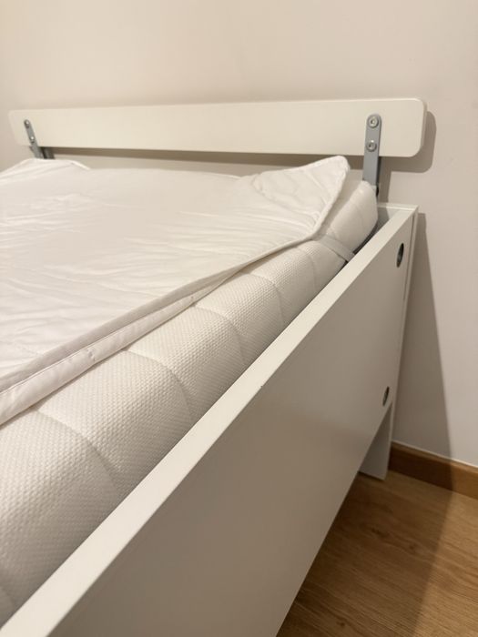 Cama IKEA Brimnes 80x200 + 2 colchões