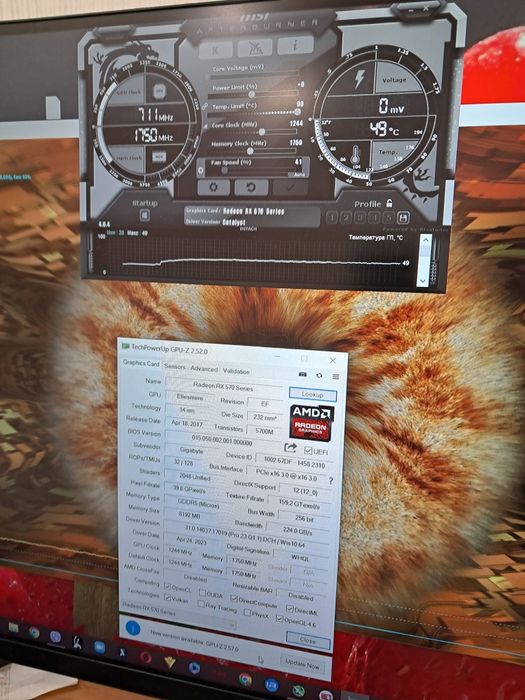 Видеокарта б\у SAPPHIRE PULSE RX580 8GB ТОП СОСТОЯНИЕ и другие