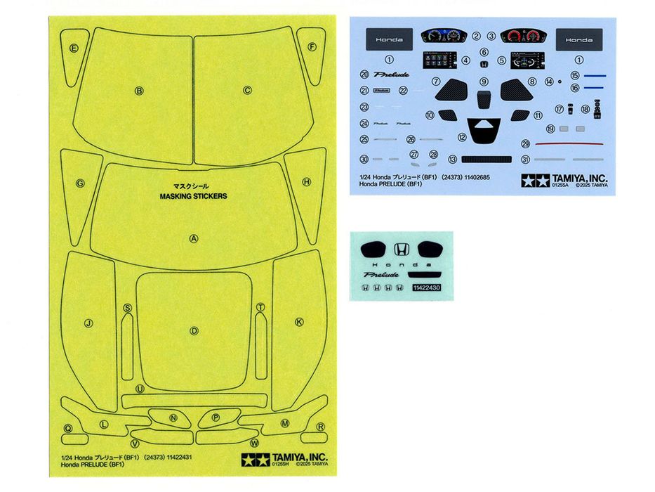Samochód Honda Prelude BF1 model do sklejania Tamiya 24373
