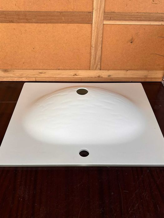 Lavatório Cristal Embutido 60×50 cm | Novo Caixa | Remodelação