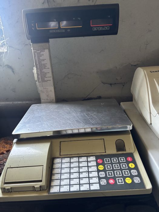 Balanca e maquina registadora eletronica