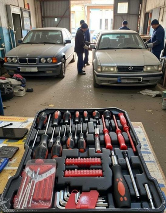 Великий набір інструментів у валізі 408 предметів