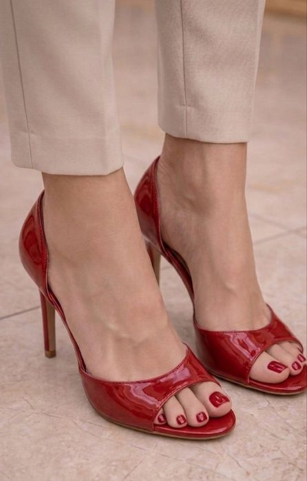 Buty/ szpilki czerwone