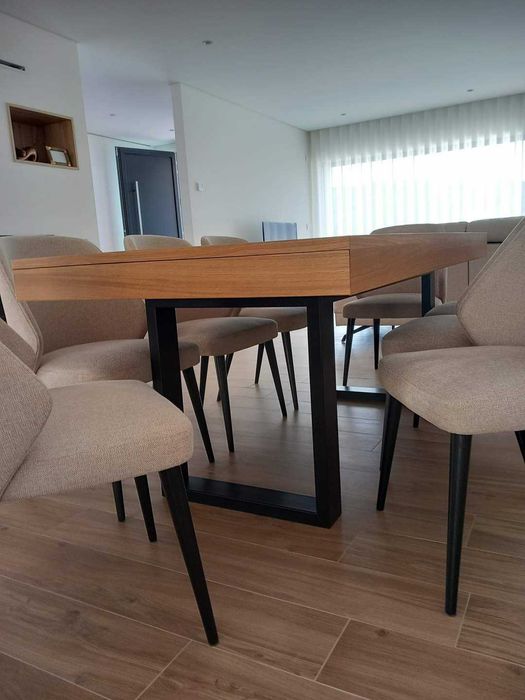 Cadeiras e mesas por medidas de fabrica.