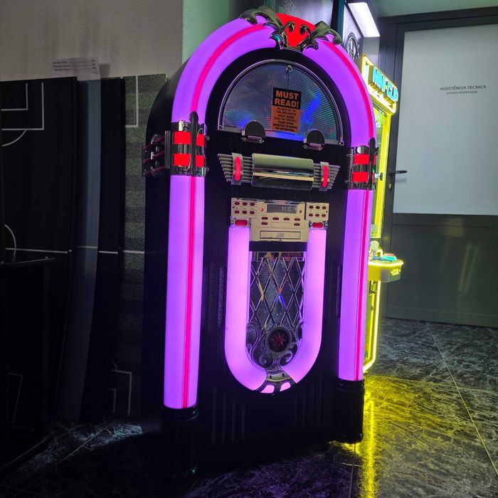 Juke Box Retro (com leitor vinil) - Novas