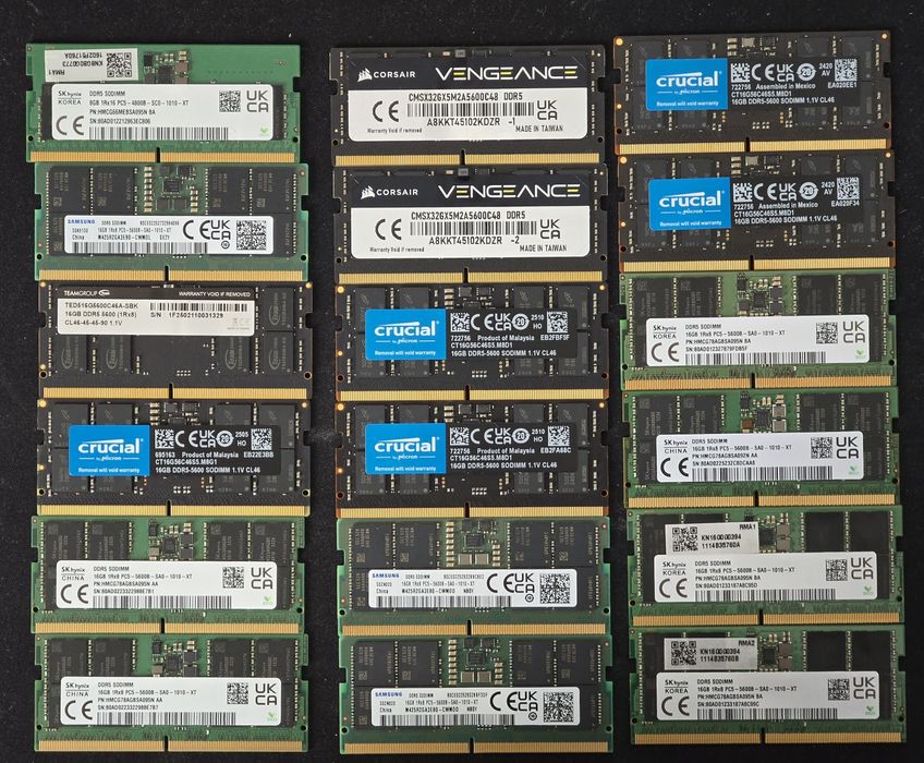 sodimm ddr5 5600 32gb - Купить электронику - Цены на OLX.ua