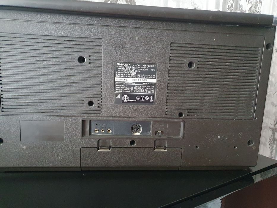 Radiomagnetofon Sharp GF 6363 do naprawy