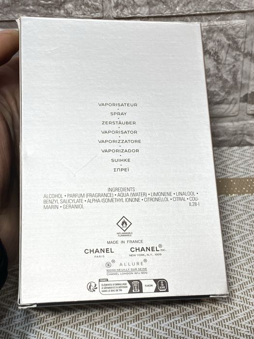 Chanel Allure homme Sport. 150 ml