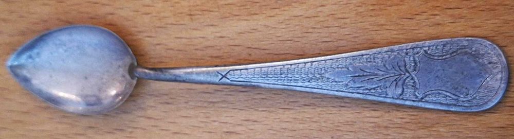 Colher de café em prata Javali