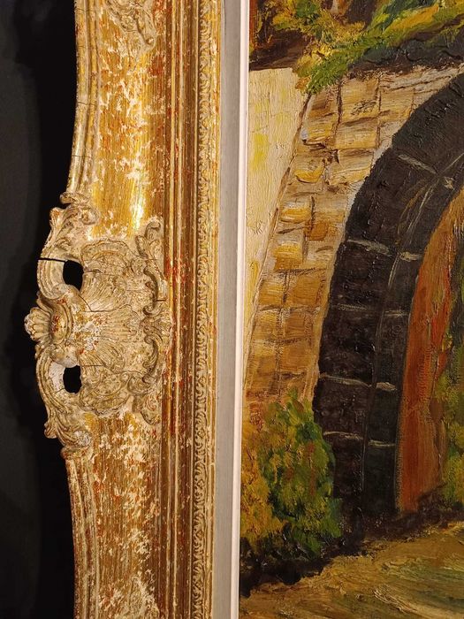 Antyczna rama w stylu neorokoko,