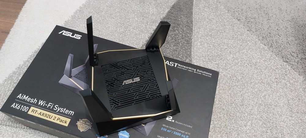 ASUS RT-AX92U (6100Mb/s a/b/g/n/ac/ax) zestaw 2szt.