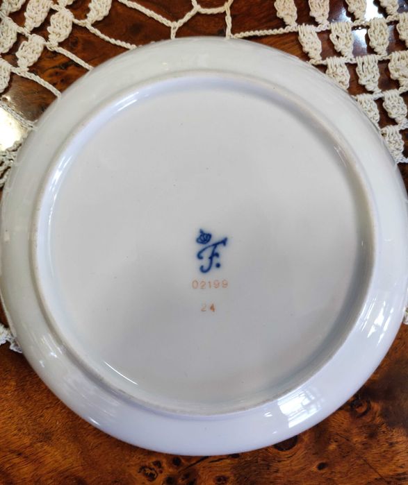Porcelanowy serwis do białej kawy Furstenberg 6 os.