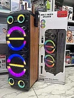 Караоке акустики SinG82(Bluetooth,USB,SD,FM, пультДУ) 2безпроводных ми