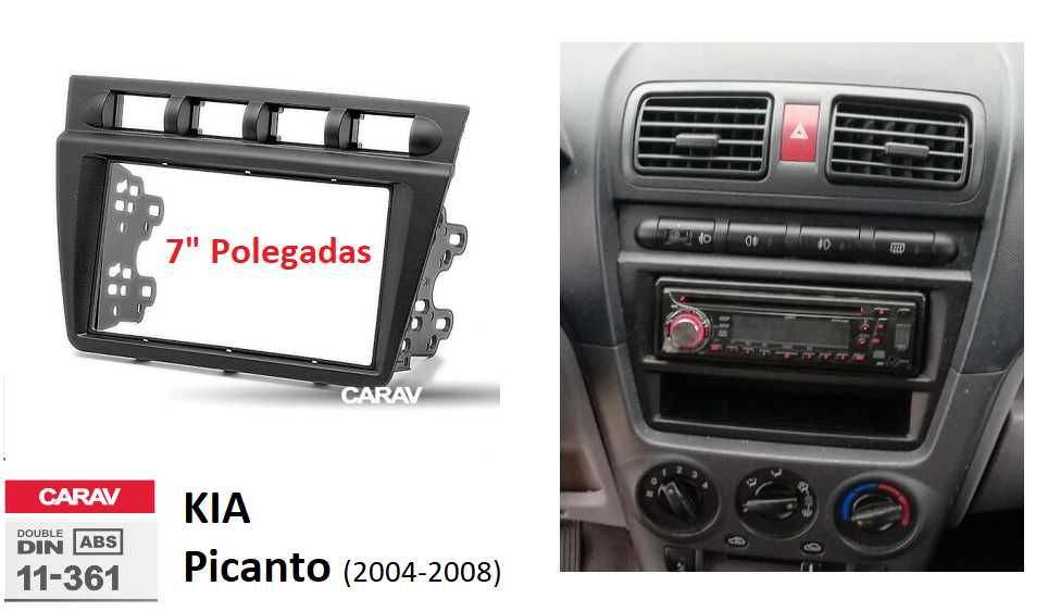 (NOVO) Rádio 2DIN • Kia PICANTO (2004 até 2017) • Android GPS [4+64GB]