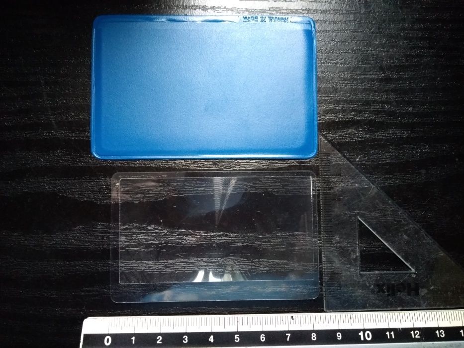 Elastyczne SZKŁO POWIĘKSZAJĄCE LUPA soczewka Fresnela karta wizytówka