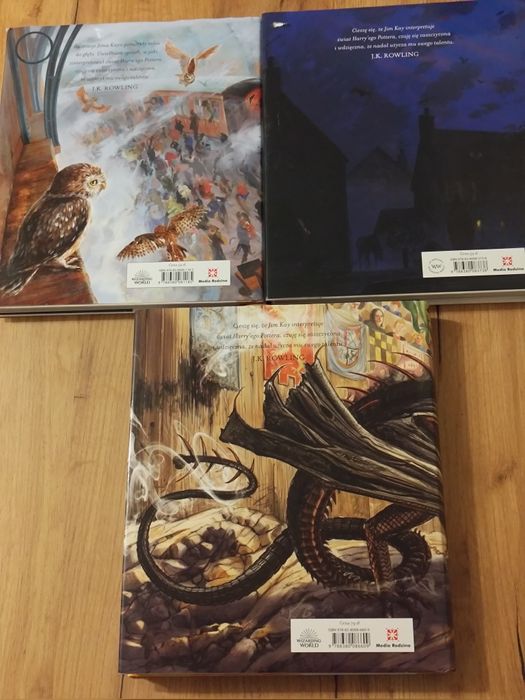 Harry Potter 3 tomy wydanie ilustrowane