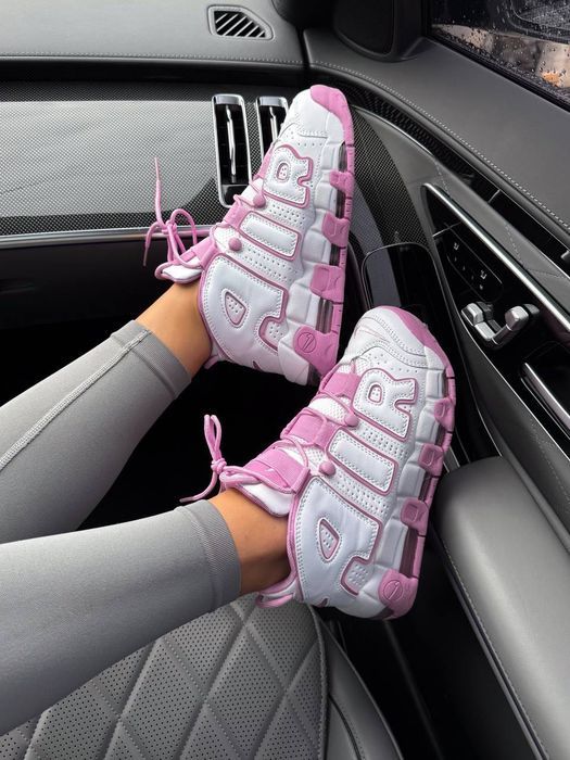 TOP! Nike Air Uptempo White Rush Fuschsia 36 37 38 39 40 найк аір вайт