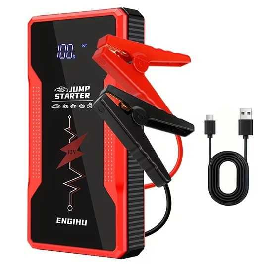 Автомобільний пусковий пристрій Бустер ENGIHU Y2, 12000 мАг,1200A,,12V