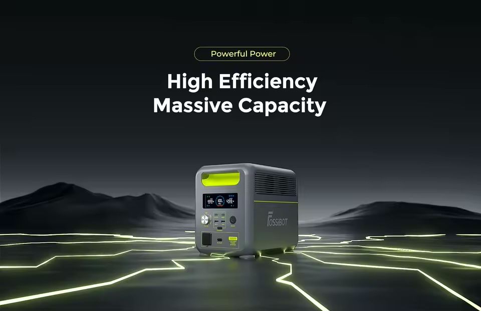 В Наявності ! Зарядна станція FOSSiBOT F1200 (1024Wh / 1200W) LiFePO4