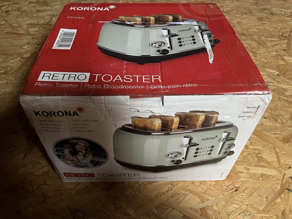 Toster Korona w stylu Retro