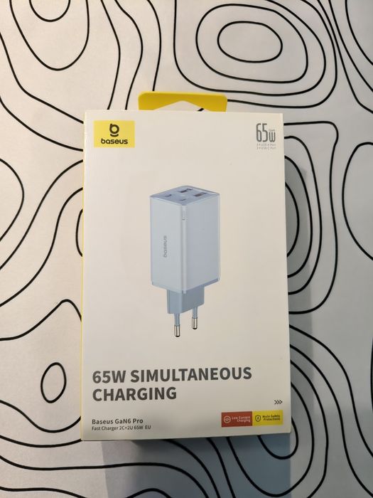 Зарядний пристрій Baseus Gan 6pro 65w
