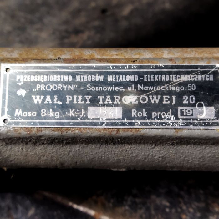 Nowy wałek piły  z czasów PRL-u.