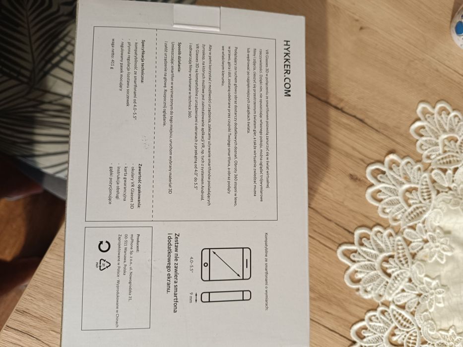 Vr gogle do smartwatch