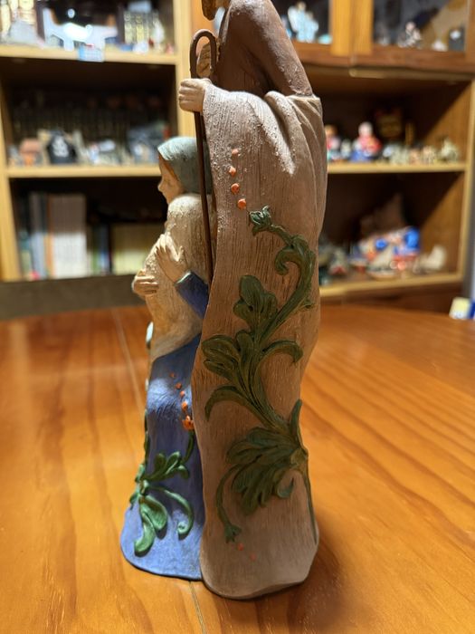 Sagrada família pintada à mão