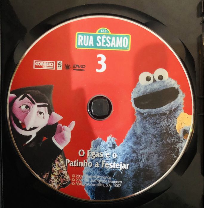 DVD Rua Sésamo n º3 - o egas e o patinho a festejar