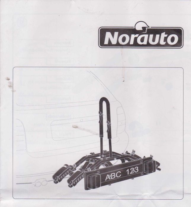 Suporte bicicletas para bola reboque