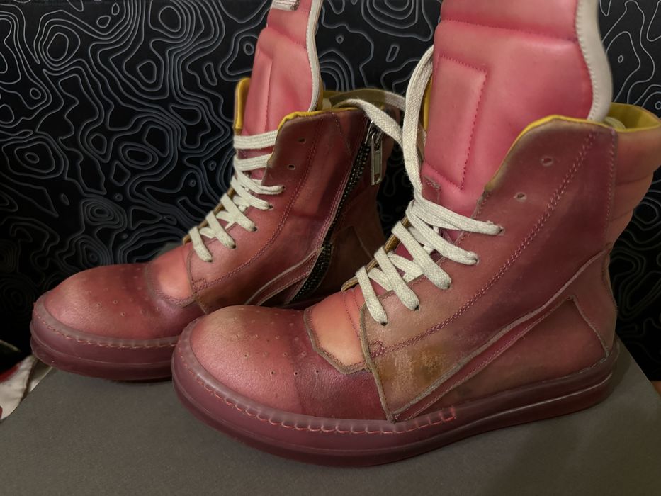 rick owens geobasket very rare