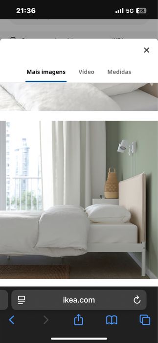 Cama de casal, usada