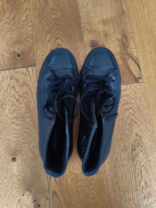 Кожанные кеды Converse р. 38