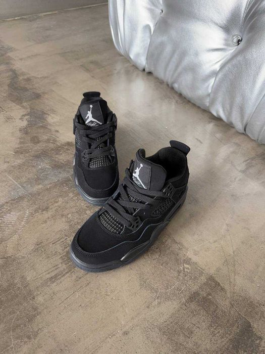 Мужские кроссовки Nike Air Jordan Retro 4 "Black Cat" 40-45