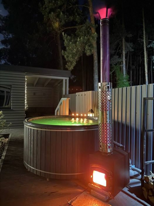 Подобова оренда будинку “Між Derev” біля лісу з басейном, чаном,лазнею