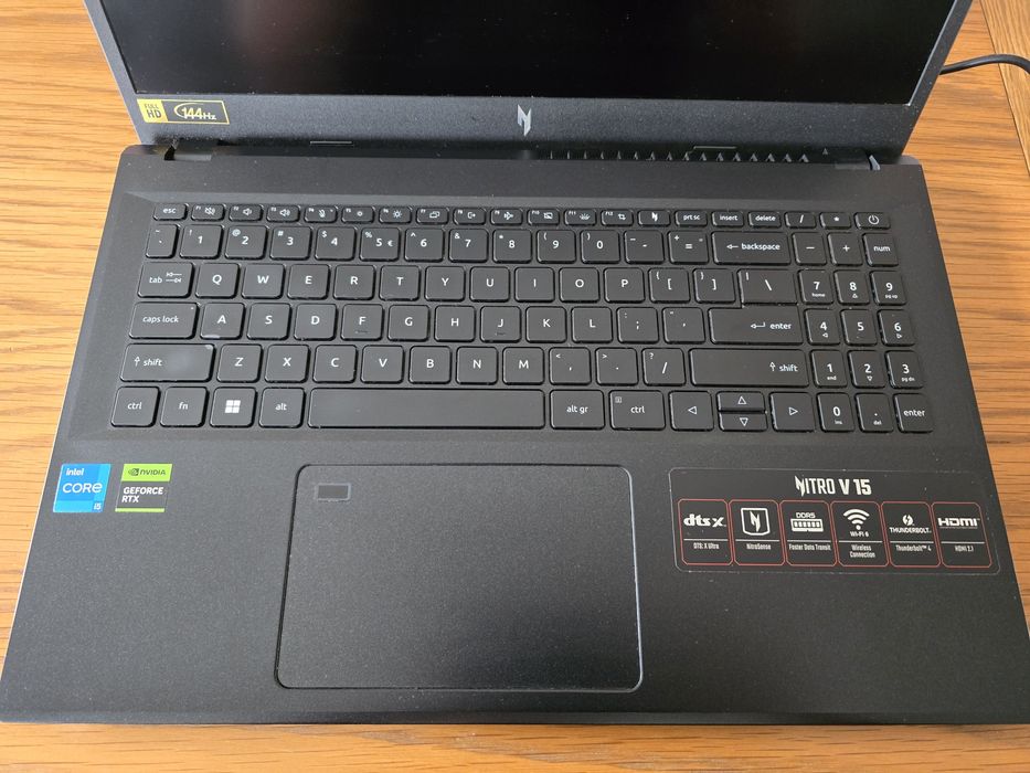 LAPTOP ACER NITRO  V 15 V15 I5-13420H 16GB DDR5 RTX4050 6GB, dysk 1TB SSD