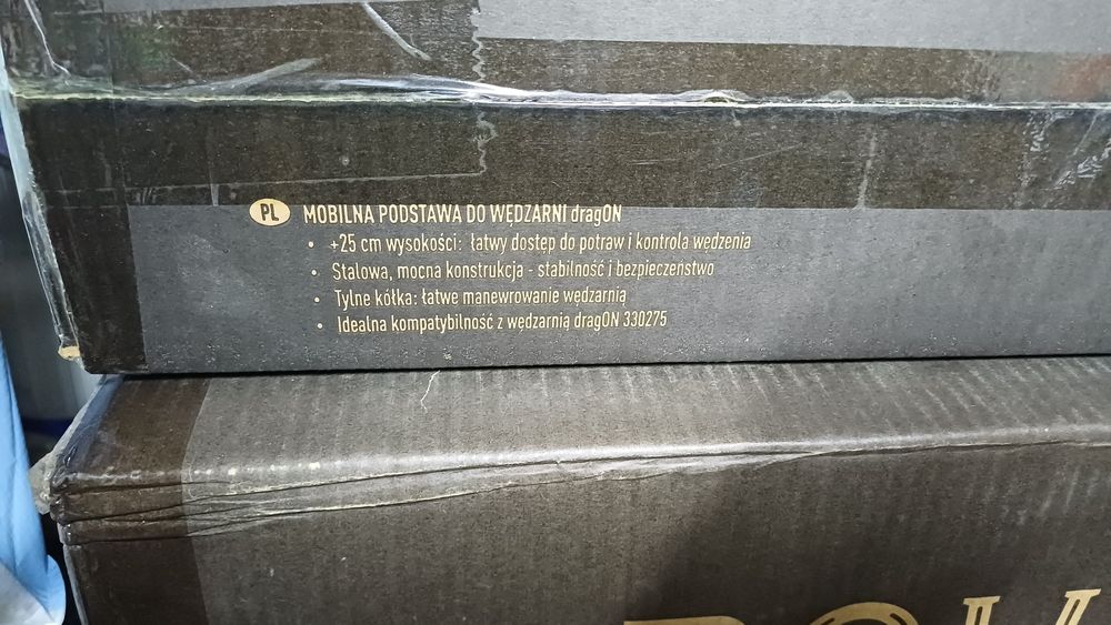 Wędzarnia elektryczna Browin Dragon 650W z generatorem dymu + podstawa