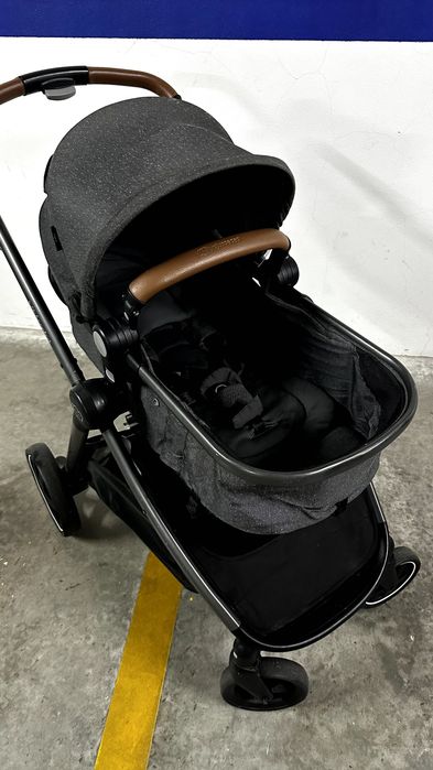 Conjunto Duo Bébé Confort Zélia - Carrinho 2 em 1 + Ovo MaxiCosi Pebble