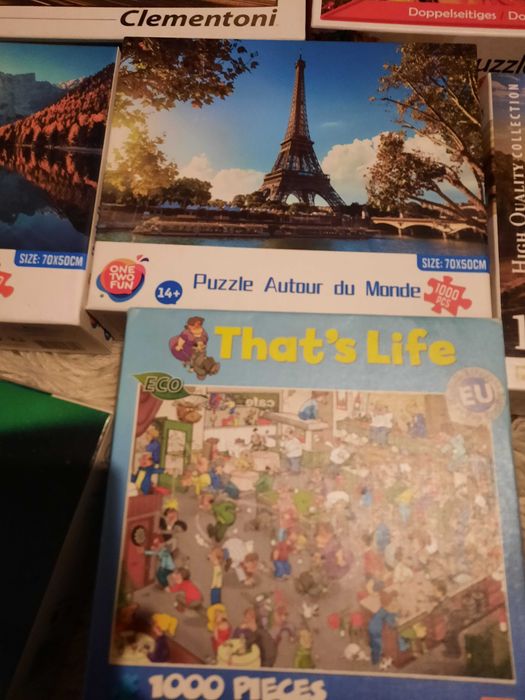 7 puzzles 1000 peças