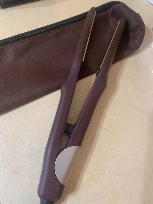 Утюжок для выпрямления волос Be-Uni с зеркальным титановым покрытием