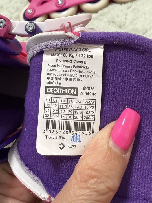 Patins em linha do 30 ao 32