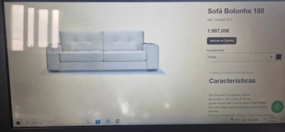 Sofas em pele como novos