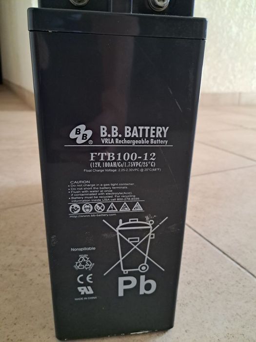 Літій-Залізо-Фосфатні Акумулятори (LiFePO4)
12В
Bluesun 12.8В. - 100 A