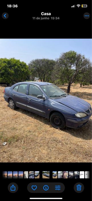 Renault megane avariado