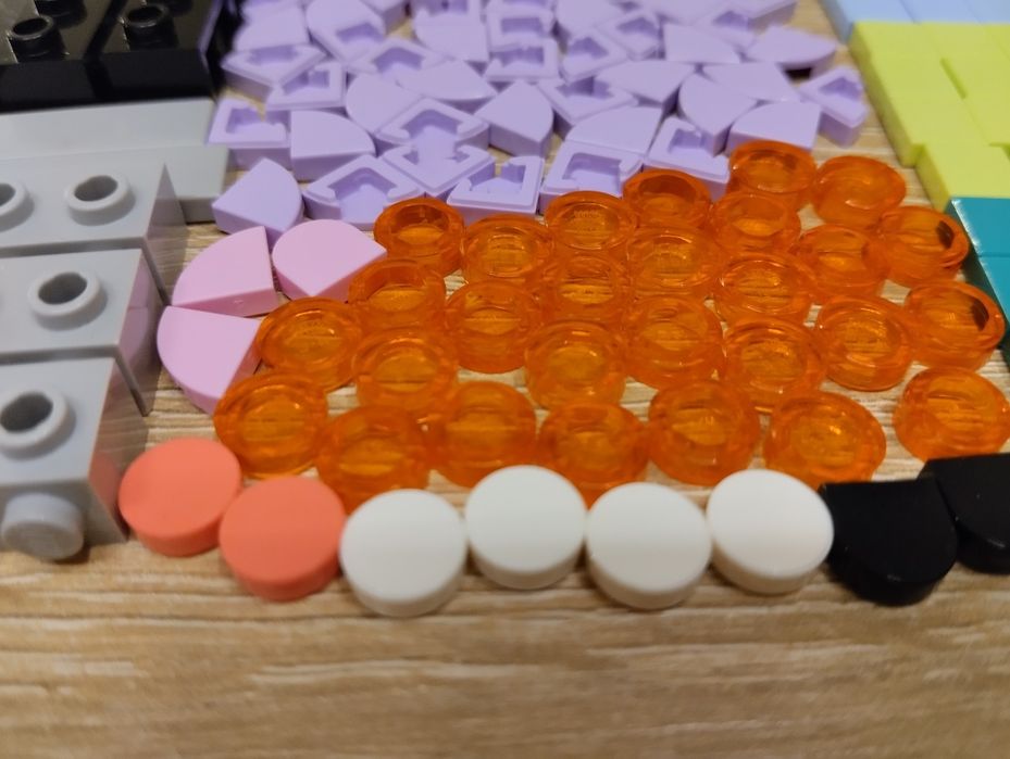 LEGO dots panda pojemnik pudełko szkatułka skrytka organizer
