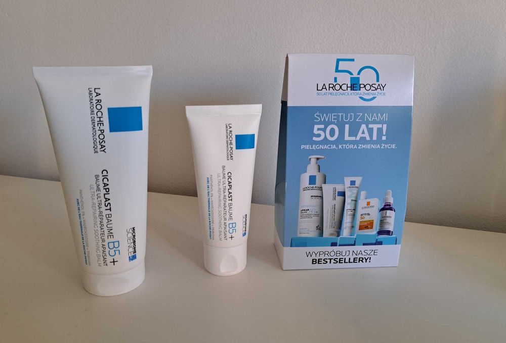 La Roche-Posay Cicaplast Baume B5+ 100ml + 40ml Zestaw Długa data 2028