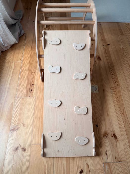 Conjunto de 3 brinquedos de escalada Montessori Wood And Hearts
