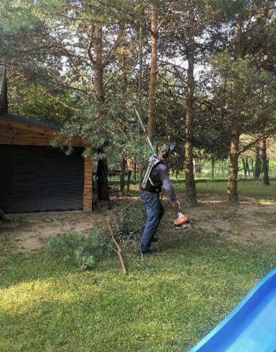 Wycinka samosiewów, koszenie, równanie terenu